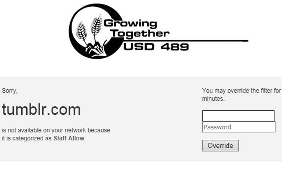 Tumblr is no longer accessible at school.