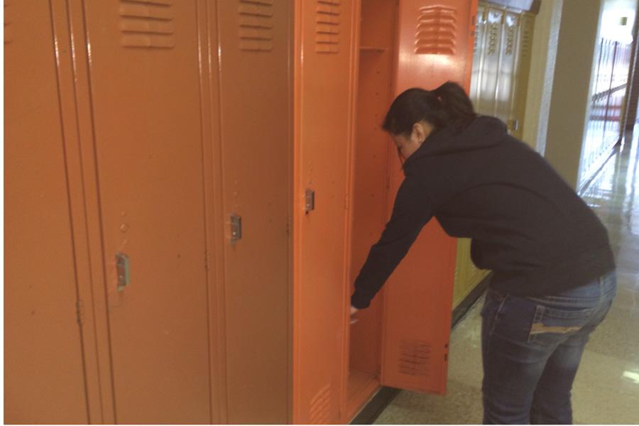 Students express views on lockers