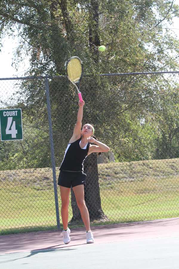 Tennis player expresses her passion for the sport