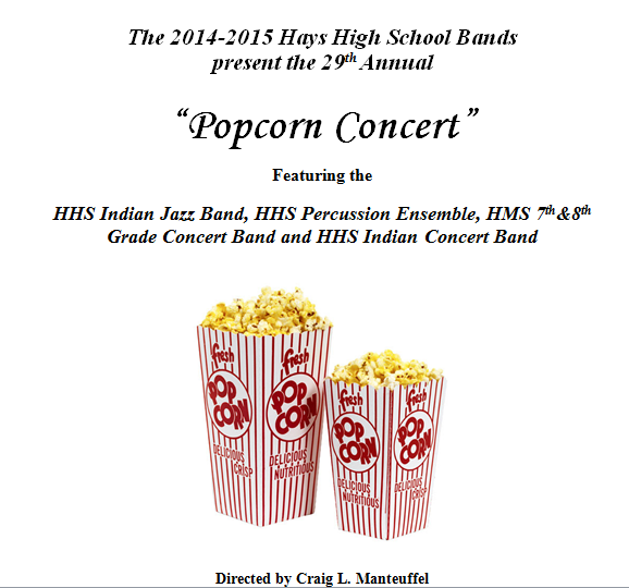 Popcorn concert arrives in upcoming days