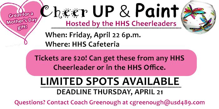 Cheerleader fundraiser to be held Friday