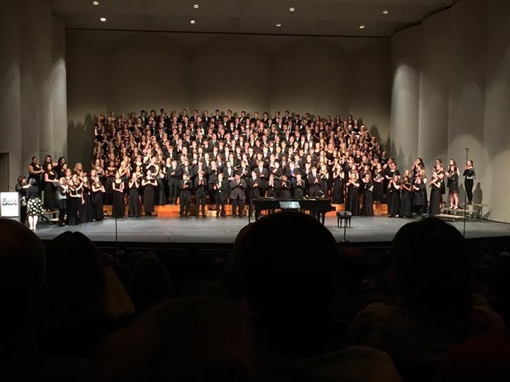 KMEA All-State Choir performing. 