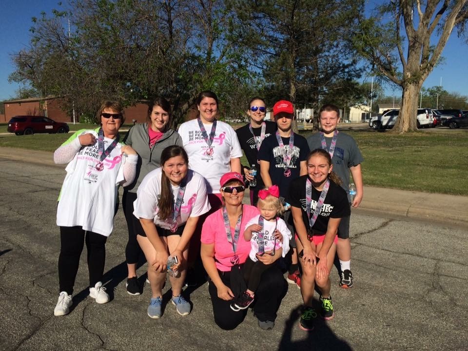 Sophomore+Shyann+Schumacher+walked+with+her+family+on+Saturday%2C+May+6.+There+were+approximately+300+participants+in+the+event.