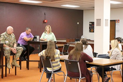 Mock job interview panel