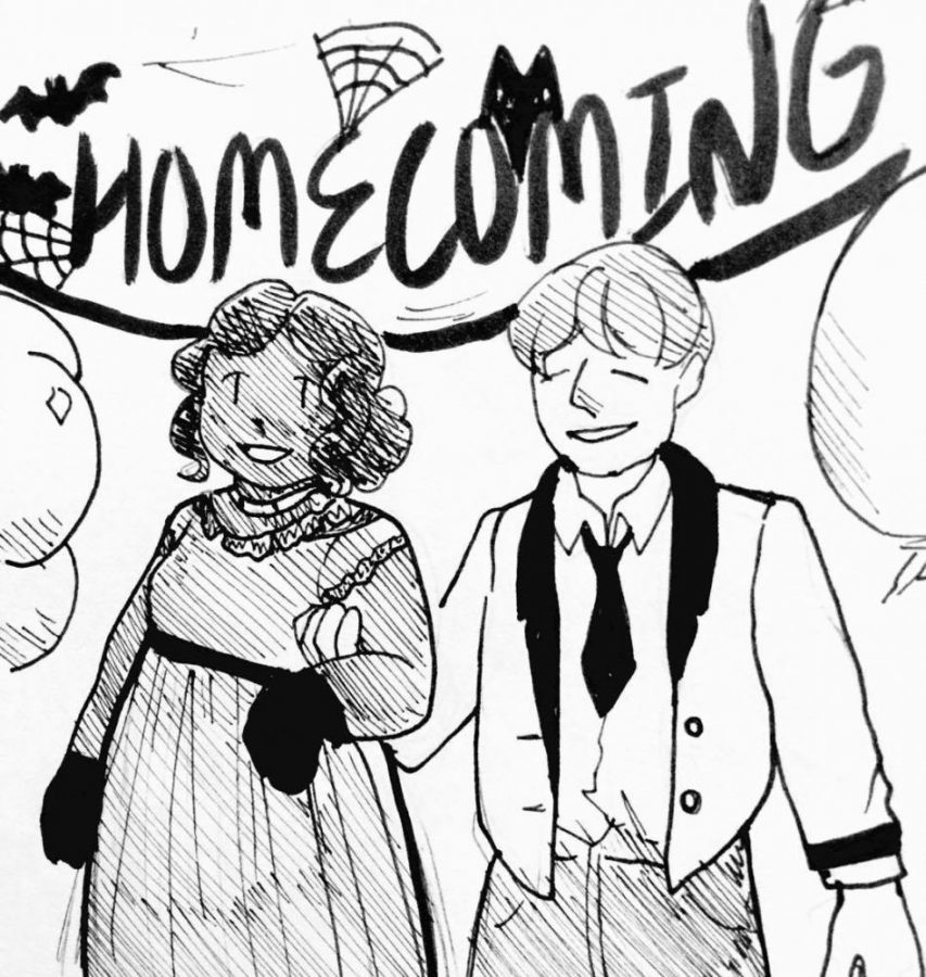 Drawing+of+a+date+at+homecoming+by+Elizabeth+Lee