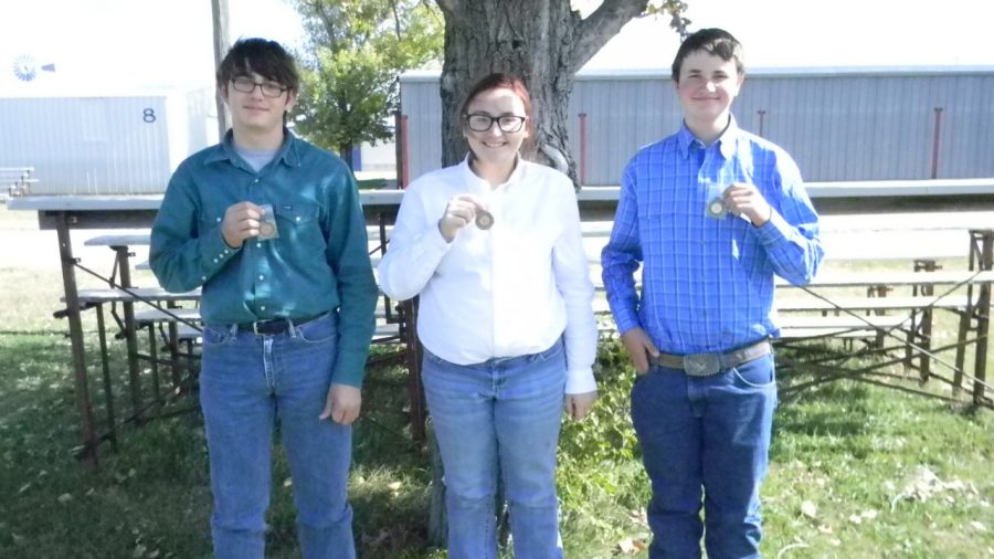 Freshman, Jevin Newman, Cody Walters, and Taylor Loffredi placed in the top 10 at the latest Dairy judging event.