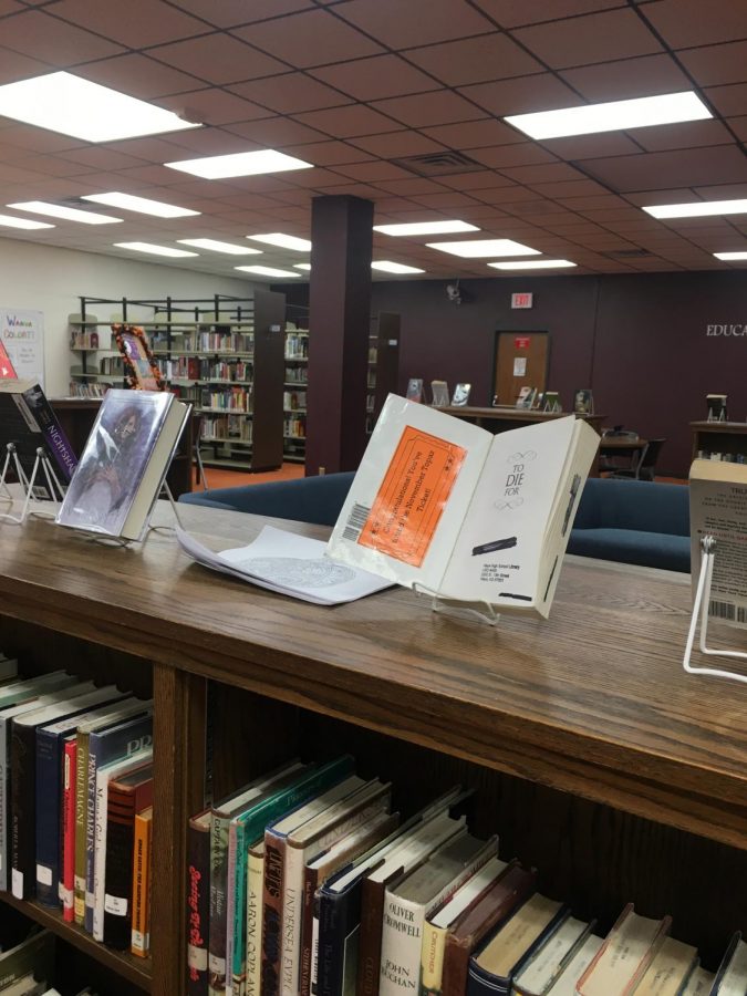 The hidden tickets in the library are new to the school this year thanks to librarian Erin Holder. Each month, new winner will be announced. 