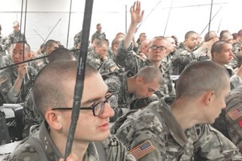 Senior spends summer at basic training; misses many days of school