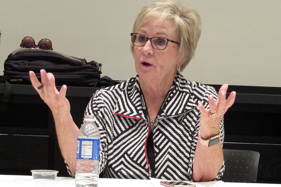 Commissioner Sandy Jacobs provided advice for each project discussed at the strategic doing.