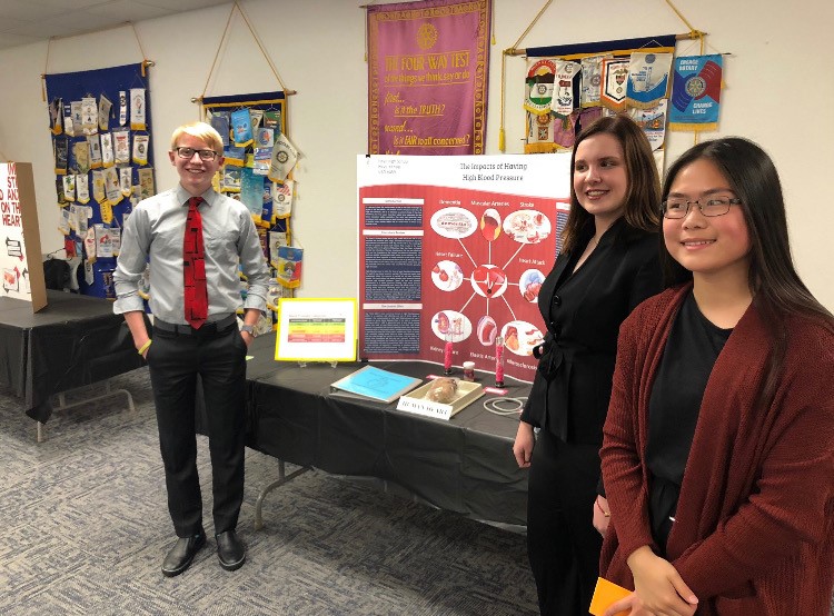 Senior Johnny Fuller and sophomores Callie Raacke and Ginny Ke took first at the regional competition for the Night at the Lab program. The trio will now be advancing on to state which is set to take place Nov. 27 and 28 in Kansas City.