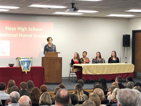 Students attend induction ceremony for National Honor Society