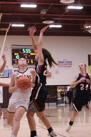 Junior Brooke Denning leads Indians to 41-38 victory over Garden City Buffaloes on Feb. 2