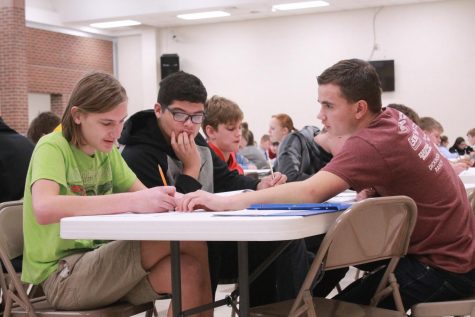 Eighth graders visit Hays High to get familiar with new setting