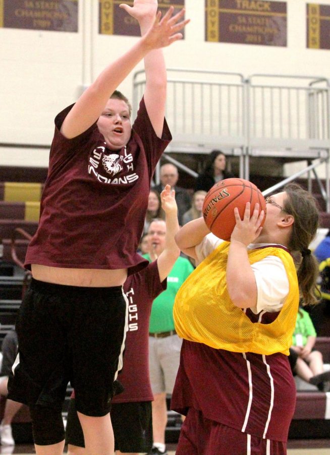 Hays High hosted the annual Special Olympics Kansas basketball tournament on March 22. 