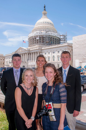 Jeanie Balzer attended the Midwest Energy Youth Tour in 2016. Three years later, junior Landon Dinkel will experience the same opportunity from June 13-20.