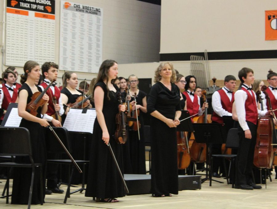 Large group music contest took place on April 24 in Colby. All music groups received solid ones from every judge.