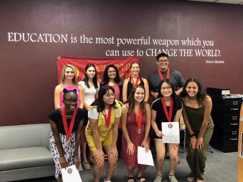 Eleven students inducted into Foreign Language Honors Society