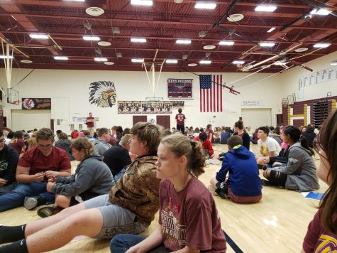 Leadership Team meets with freshmen