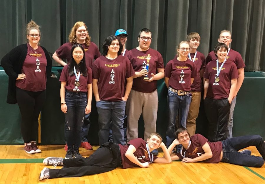 On Jan. 11, Chess Club members attend a tournament at the old Kennedy Middle School building. A total of 12 students participated in the tournament. 