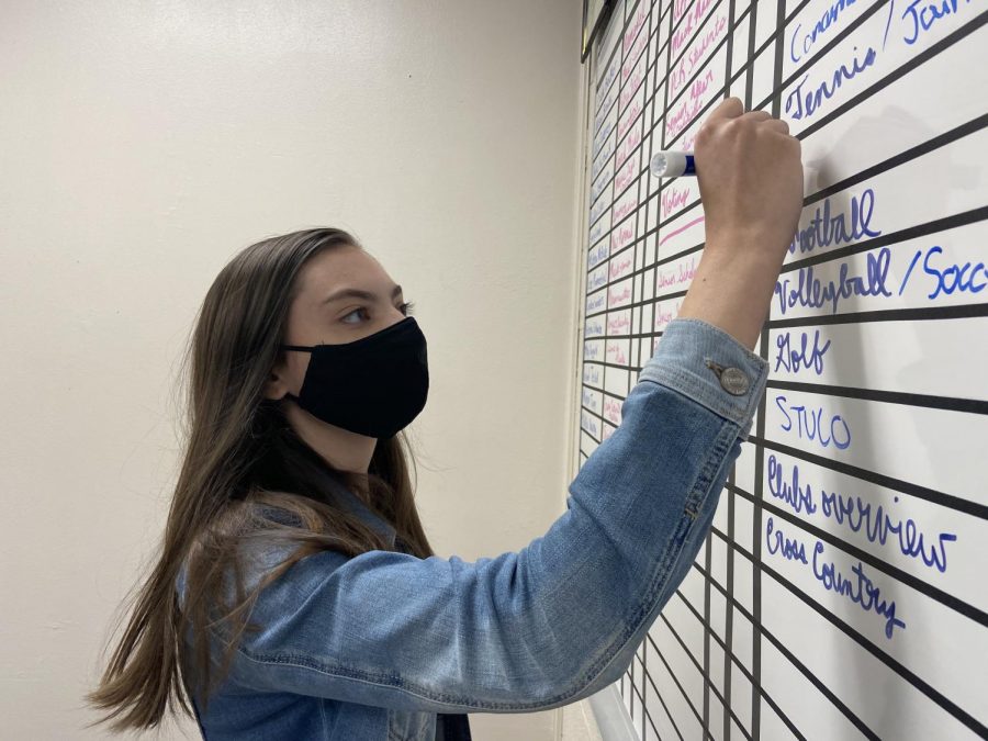 Senior Alicia Feyerherm was given the role of Editor-in-Chief of the Guidon for the 2020-2021 school year.