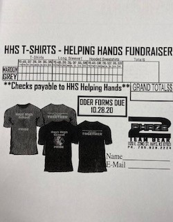 Order Form for T-shirts