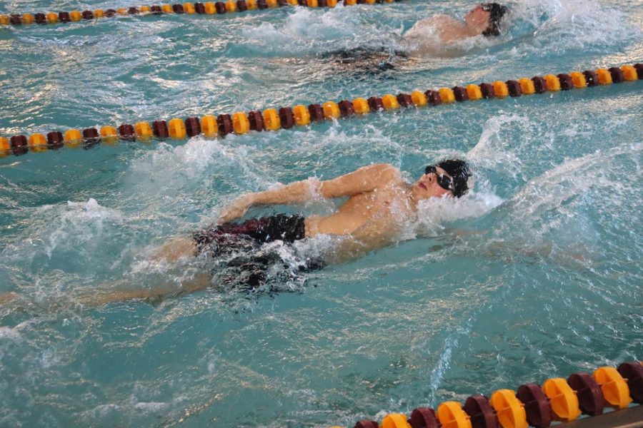 Boys swim next meet will be after winter break on Thursday, Dec. 6 at Salina South.