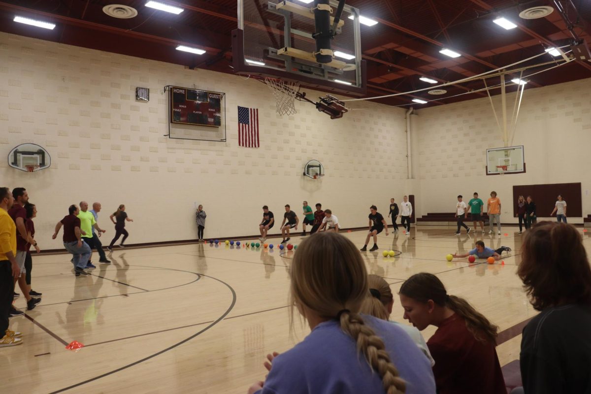 Student Council hosts staff versus student dodgeball tournament
