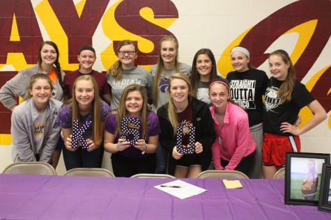 Senior Haley George signs to K-State