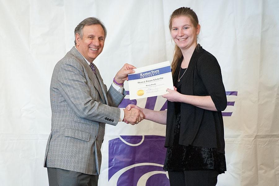Prindle receives K-States Putnam Scholarship