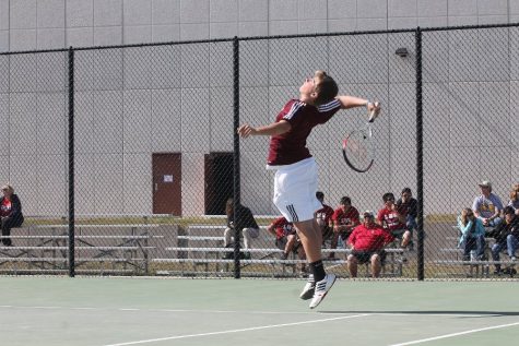 Boys tennis home game photos