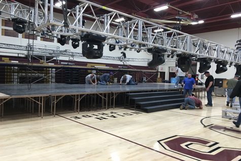Dinner Show stage set up