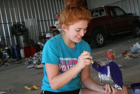 Float building brings classes together