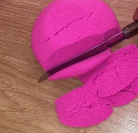 Paint mixing and sand cutting videos satisfy students