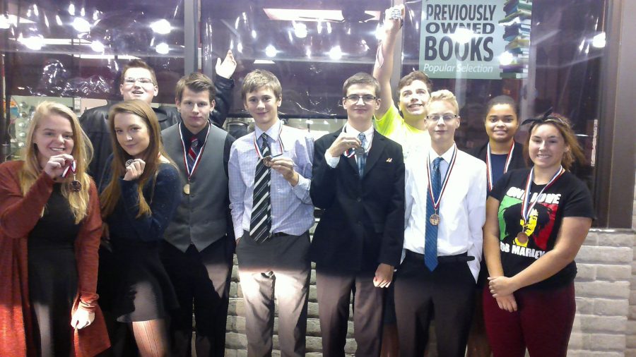 Novice debate competes in Russell