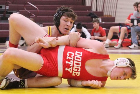 Wrestling competes at Colby
