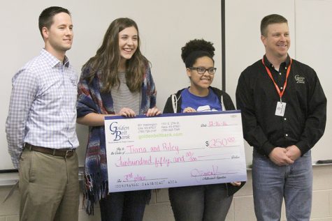 Students awarded for Golden Belt Bank video project