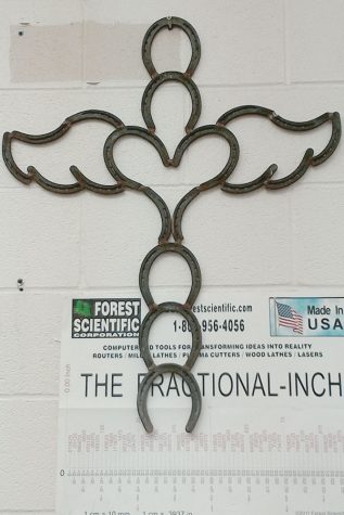 Welding and woods students show different projects at Fort Hays