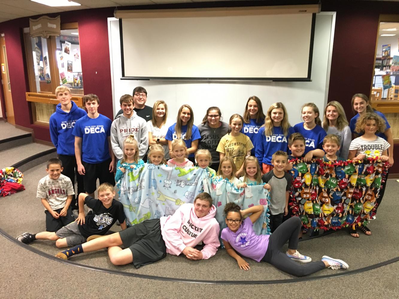 DECA Makes Tie Blankets For Ronald McDonald Houses Charities – The ...