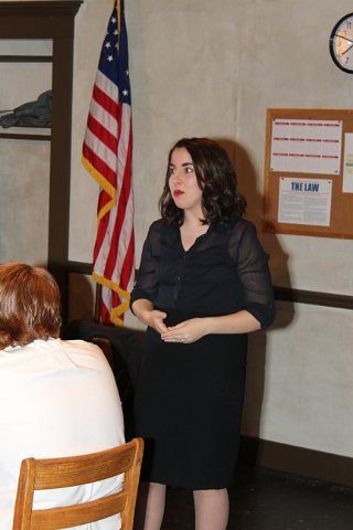 Gonzalez has been in seven high school theater productions, including 12 Angry Jurors, as seen above.