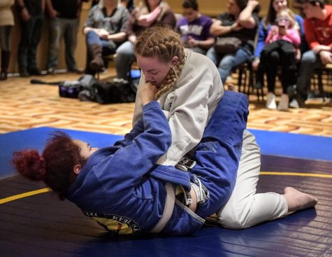 Junior competes in jujitsu tournament