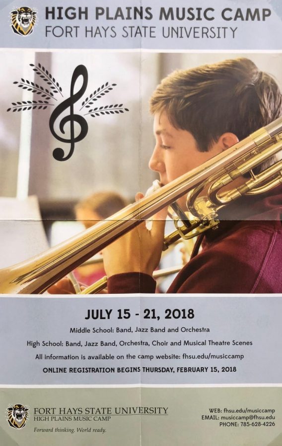 Registration for the High Plains Music Camp will open on Feb. 15. Auditions will be held on Sunday July 9.