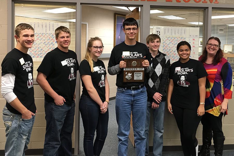 Scholars+bowl+placed+as+the+runner-up+at+the+regional+tournament+this+year.+This+status+allowed+them+to+continue+on+to+compete+at+state+for+the+first+time+in+the+history+of+the+Scholars+Bowl+team.