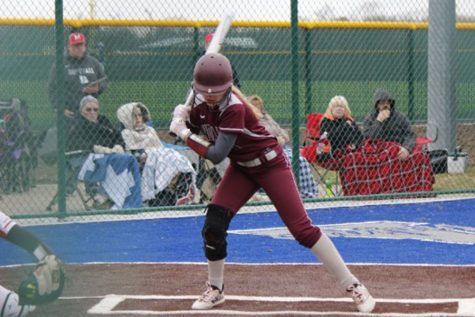 Indian softball splits at Andover Tri on March 27