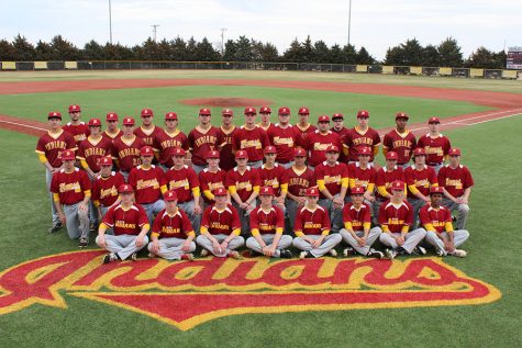 Baseball sweeps Dodge City at Dodge on April 3