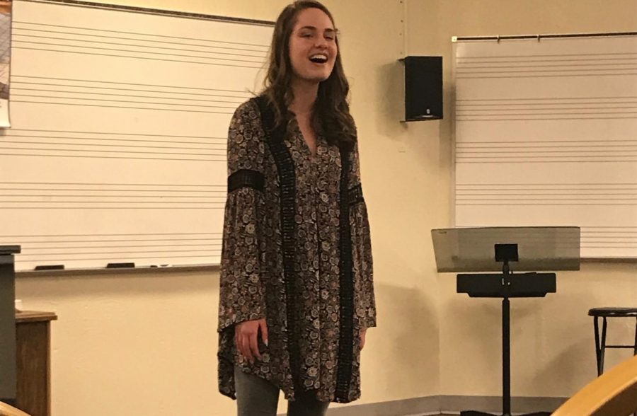 Senior Erin Muirhead competed as a vocal soloist. Muirhead scored a 1, the highest possible score.