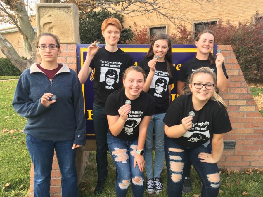 The Scholar Bowl team went 5-2 and took second at the Trego County meet on Oct. 29. 