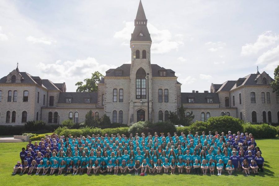 Hugh OBrian Youth Leadership takes place at Kansas State University for sophomores going into their junior year. This year, the ambassadors from Hays High include sophomores Allison Brooks and Alicia Feyerherm.