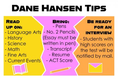 Seniors earn scholarship opportunities through Dane G. Hansen test