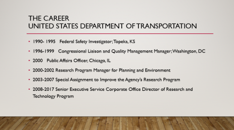 Debra Elston, former Corporate Office Director for the U.S. Department of Transportation, has held multiple jobs in the Federal Government. Her occupations throughout her years of service are listed above.