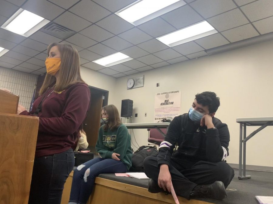 Science Olympiad held their first meeting during PRIDE Time in the Lecture Hall.